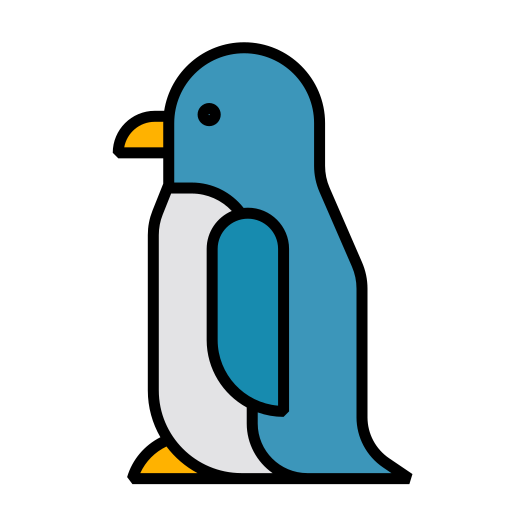 pinguin Generic Outline Color icon