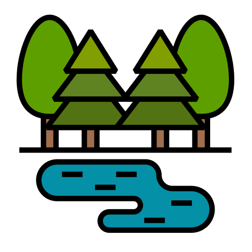 Lake Generic Outline Color icon