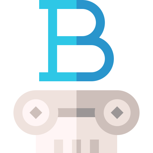 beta Basic Straight Flat icon