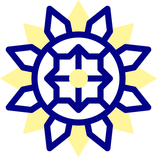 mandala Detailed Mixed Lineal color icona