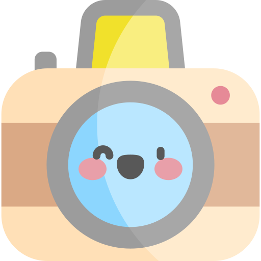 kamera Kawaii Flat icon