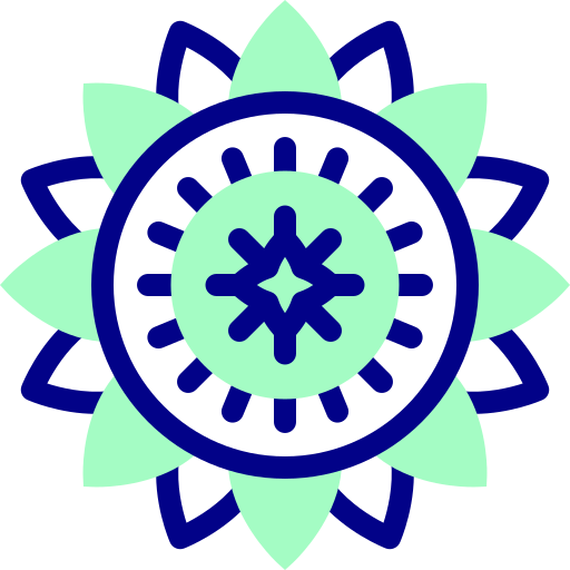 Mandala Detailed Mixed Lineal color icon