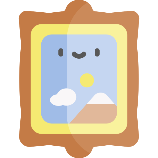 Picture Kawaii Flat icon