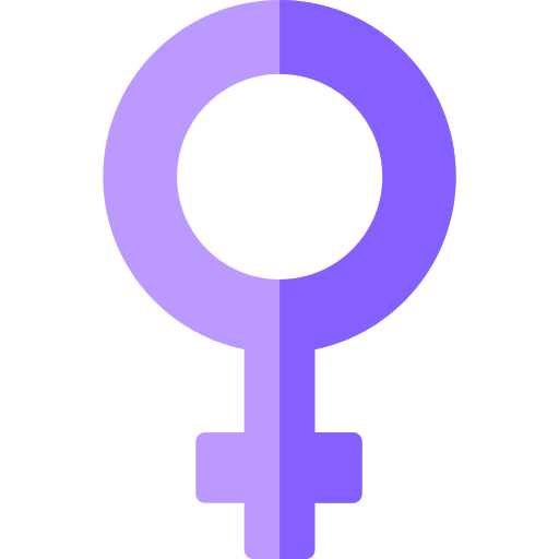 Female Basic Rounded Flat icon