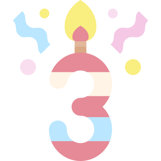 Number Kawaii Flat icon