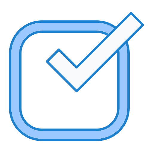 Check box Generic Blue icon