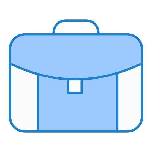 Briefcase Generic Blue icon