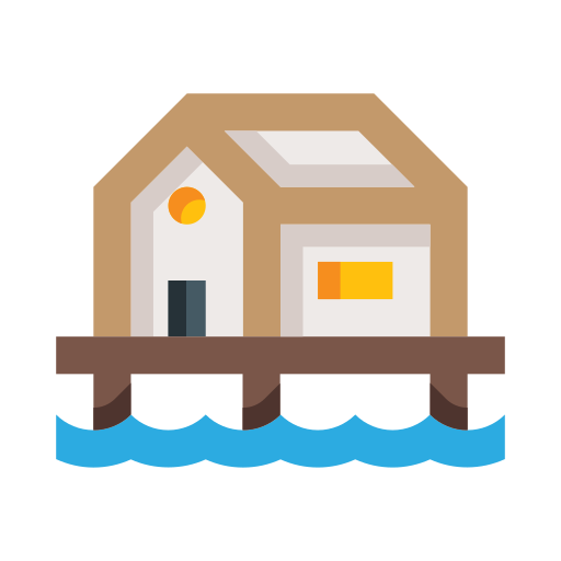 Houseboat edt.im Lineal color icon
