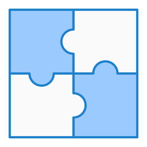pieza de puzzle Generic Blue icono
