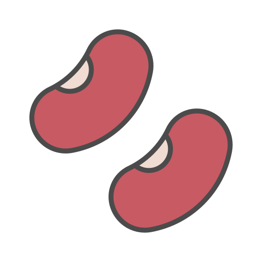Beans Generic Outline Color icon