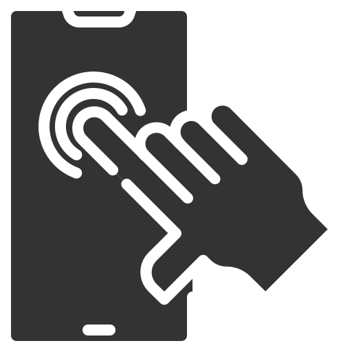 Touch and buy Generic Glyph icon