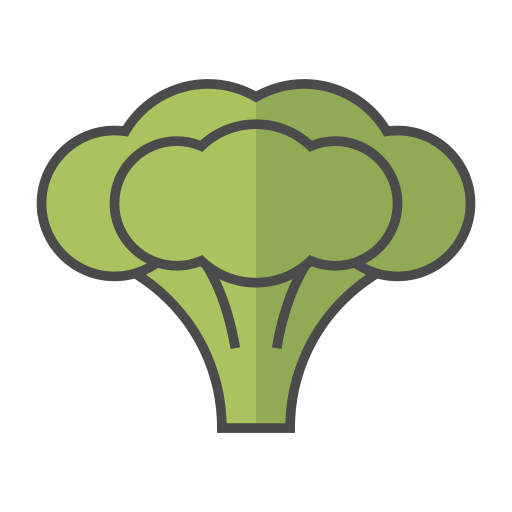 Broccoli Generic Outline Color icon