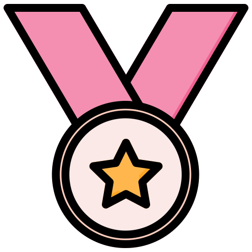 medalha Generic Outline Color Ícone