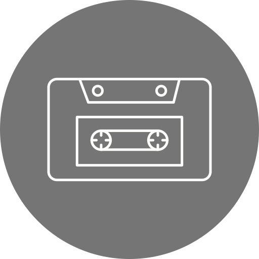 카세트 테이프 Generic Circular icon