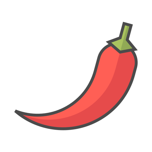 Chili Generic Outline Color icon