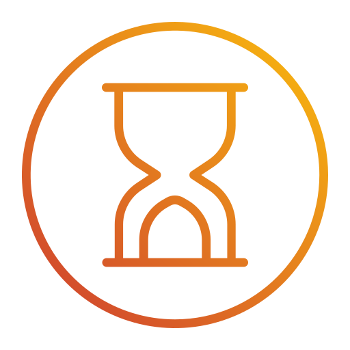 Hourglass Generic Gradient icon