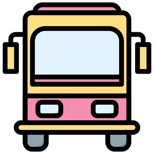 escuela de autobuses Generic Outline Color icono