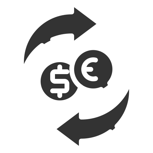 Обмен валют Generic Glyph иконка