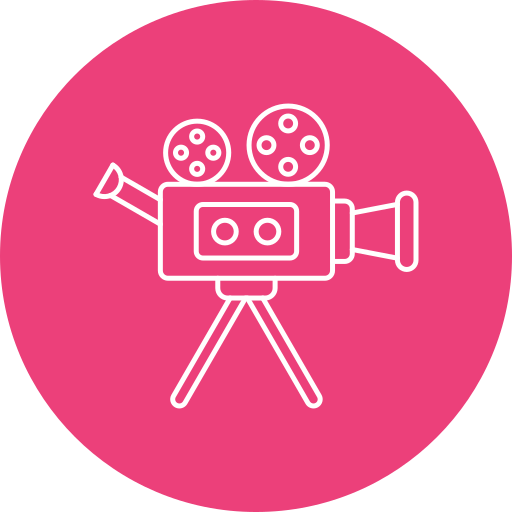 camara de video Generic Circular icono