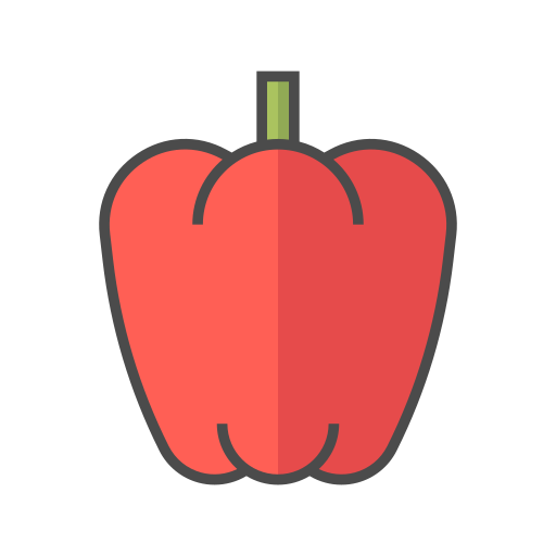 パプリカ Generic Outline Color icon