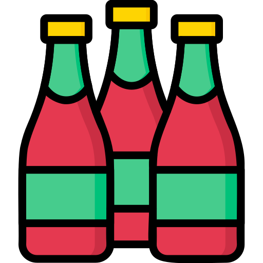 bottiglia Generic Outline Color icona