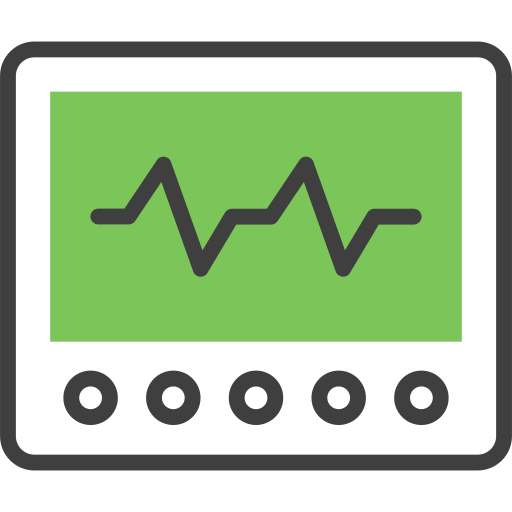 ECG monitor Generic Fill & Lineal icon