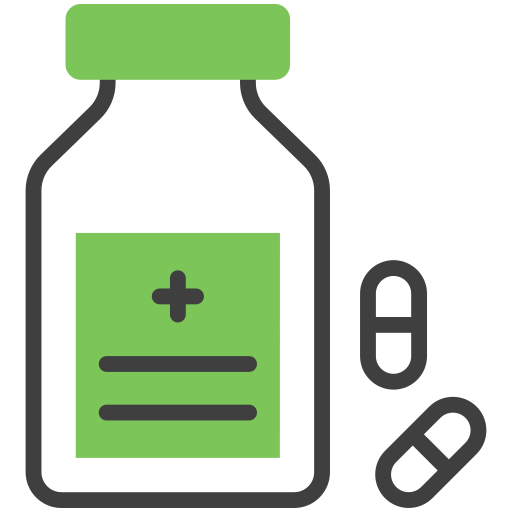 Pills bottle Generic Fill & Lineal icon