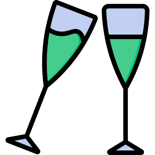 vidrio Generic Outline Color icono