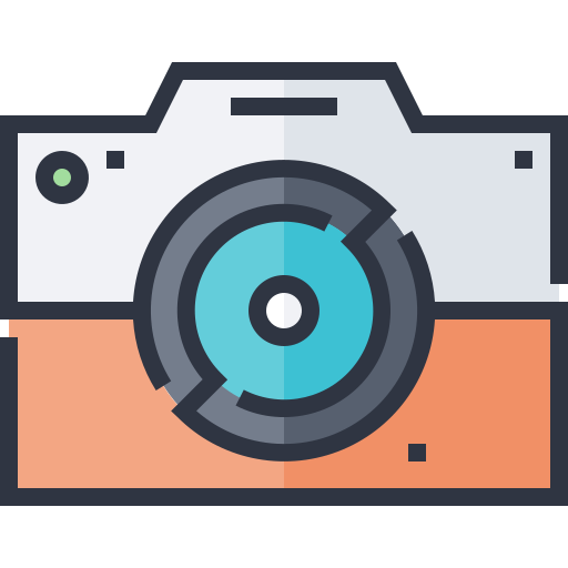 Camera Generic Outline Color icon