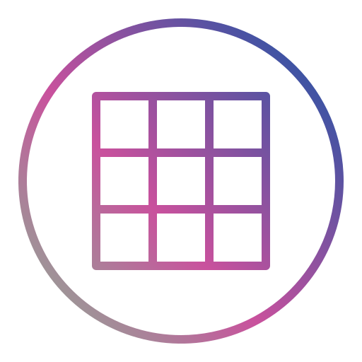 그리드 Generic Gradient icon