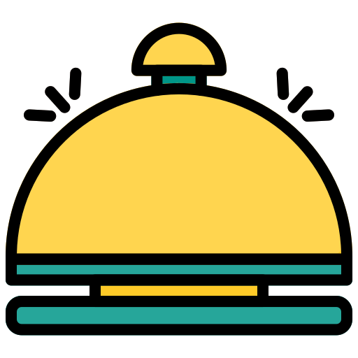 Hotel bell Generic Outline Color icon