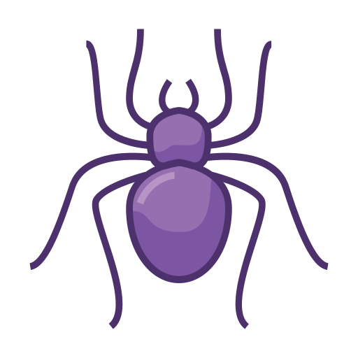 araignée Generic Outline Color Icône