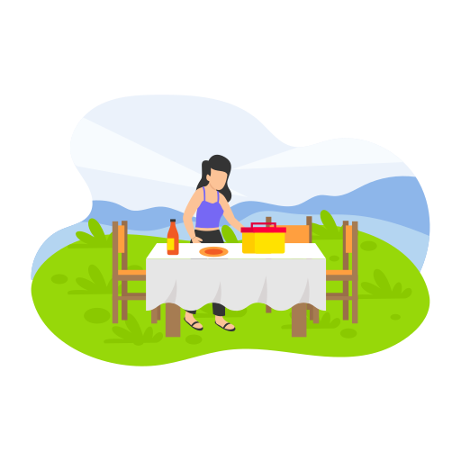 Dinner table Generic Flat icon