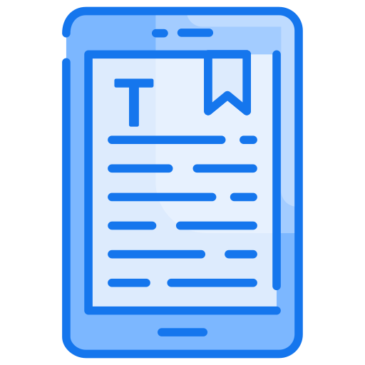 e-boek Generic Blue icoon