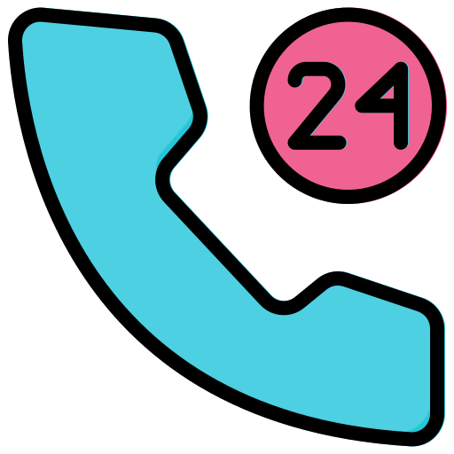 電話の受話器 Generic Outline Color icon