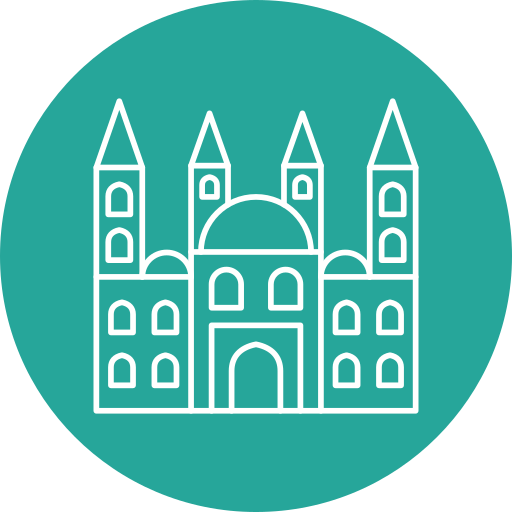 blaue moschee Generic Circular icon