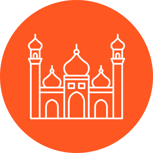 meczet badshahi Generic Circular ikona