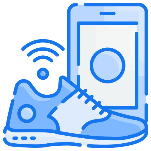 스마트 신발 Generic Blue icon