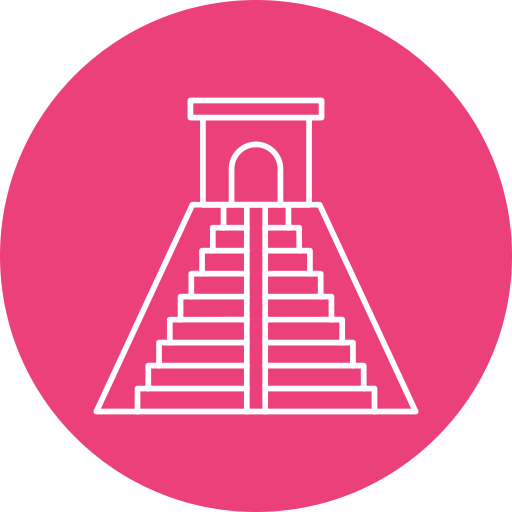 chichen itza pyramide Generic Circular icon