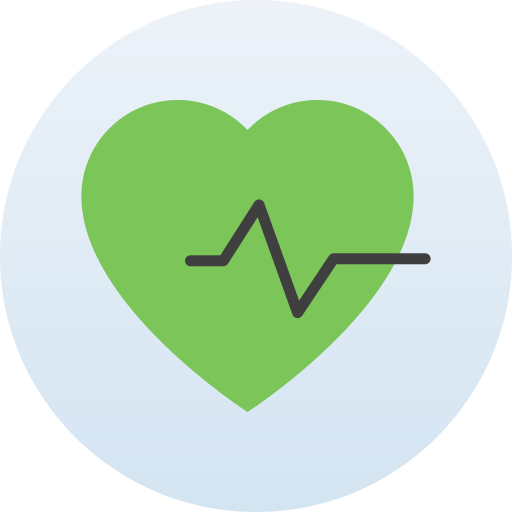 Heart rate Generic Circular icon