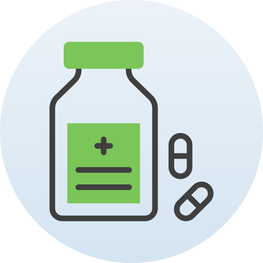 Pills bottle Generic Circular icon