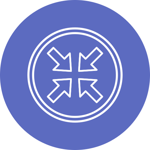 Shrink Generic Circular icon