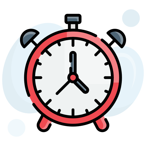 Alarm clock Generic Rounded Shapes icon