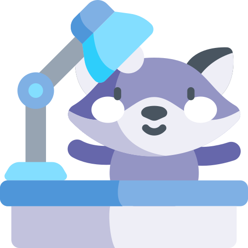 Desk Kawaii Flat icon