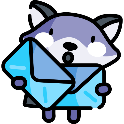 Email Kawaii Lineal color icon