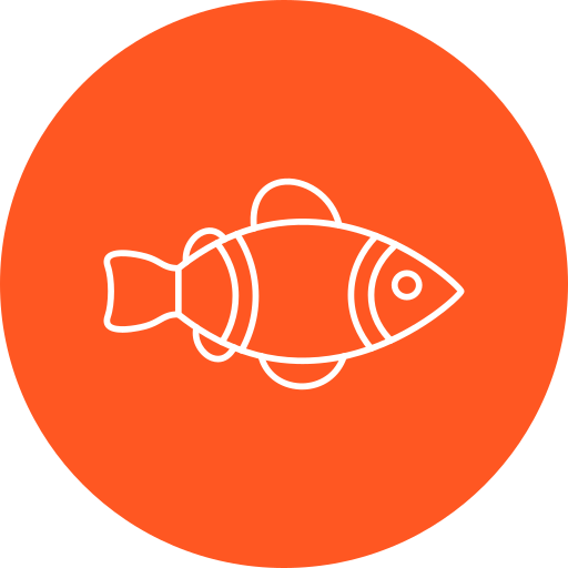Рыба-клоун Generic Circular иконка