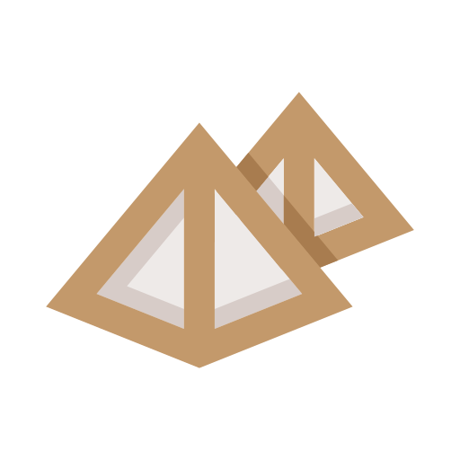 piramidy edt.im Lineal color ikona