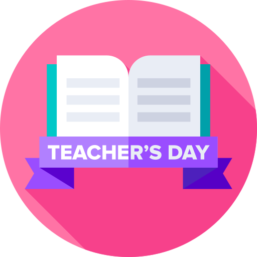 Teachers day Flat Circular Flat icon