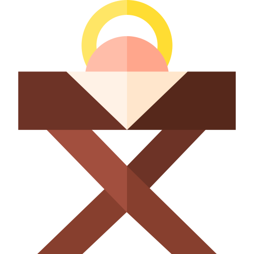 jezus Basic Straight Flat ikona