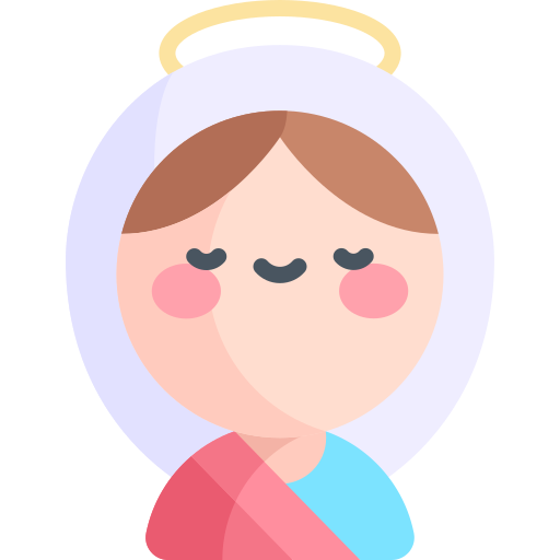 聖母マリア Kawaii Flat icon